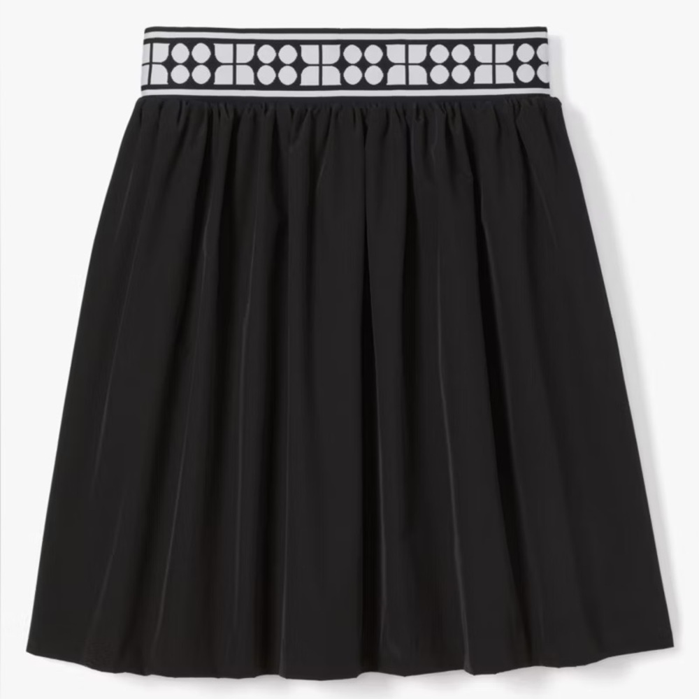 Kate Spade Nylon Noel Taffeta Midi Skirt - Picture 2 of 4